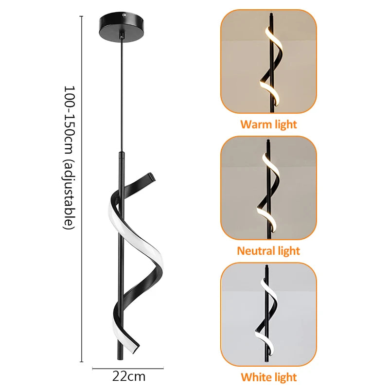 Lampe Led suspendue pour salle à manger