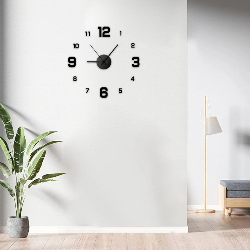 Horloge murale sans cadre