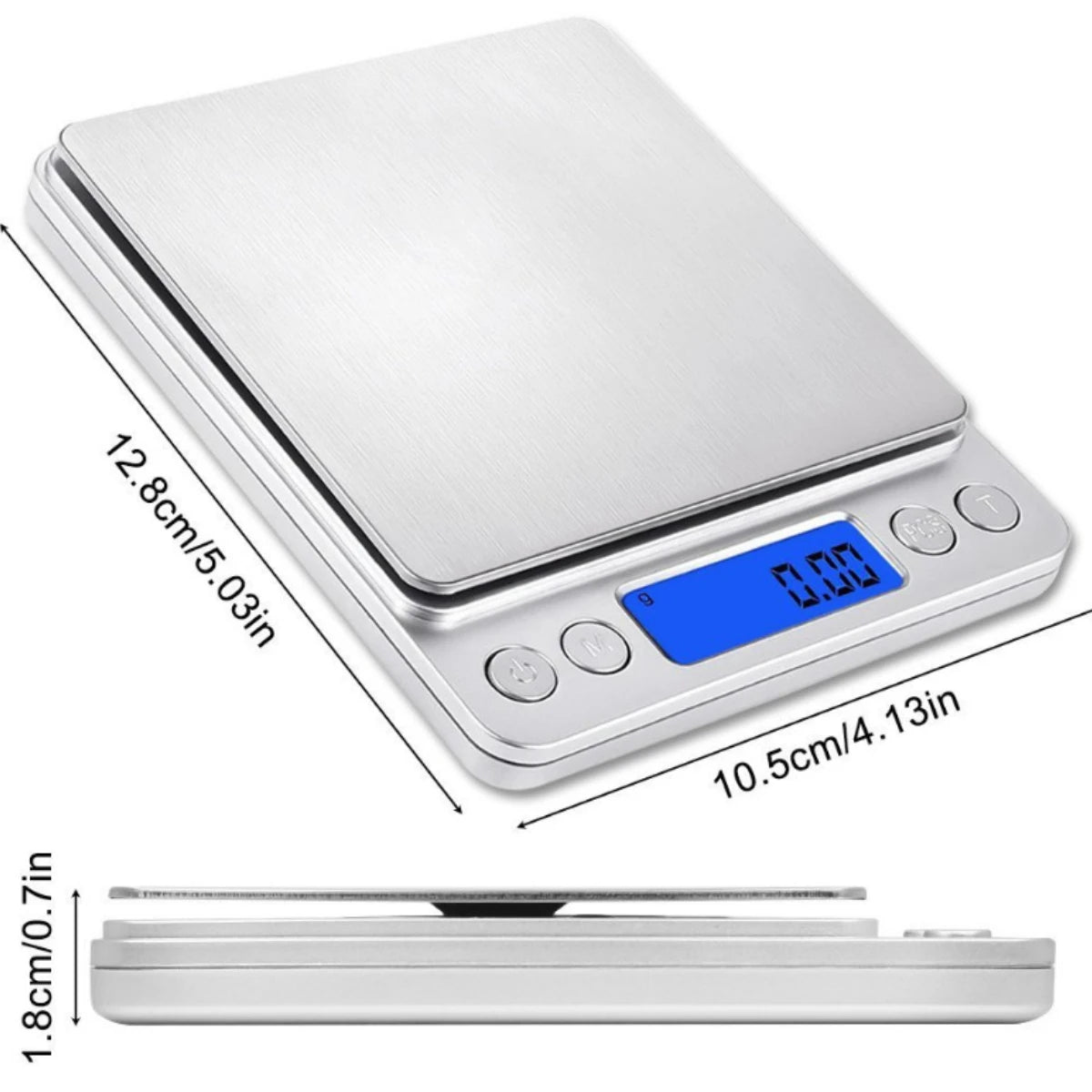 Petite balance jusqu'à 3kg, chargement via USB
