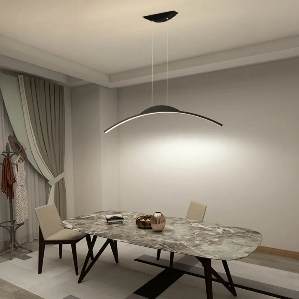 Lustre LED moderne pour salle à manger, bar, salon