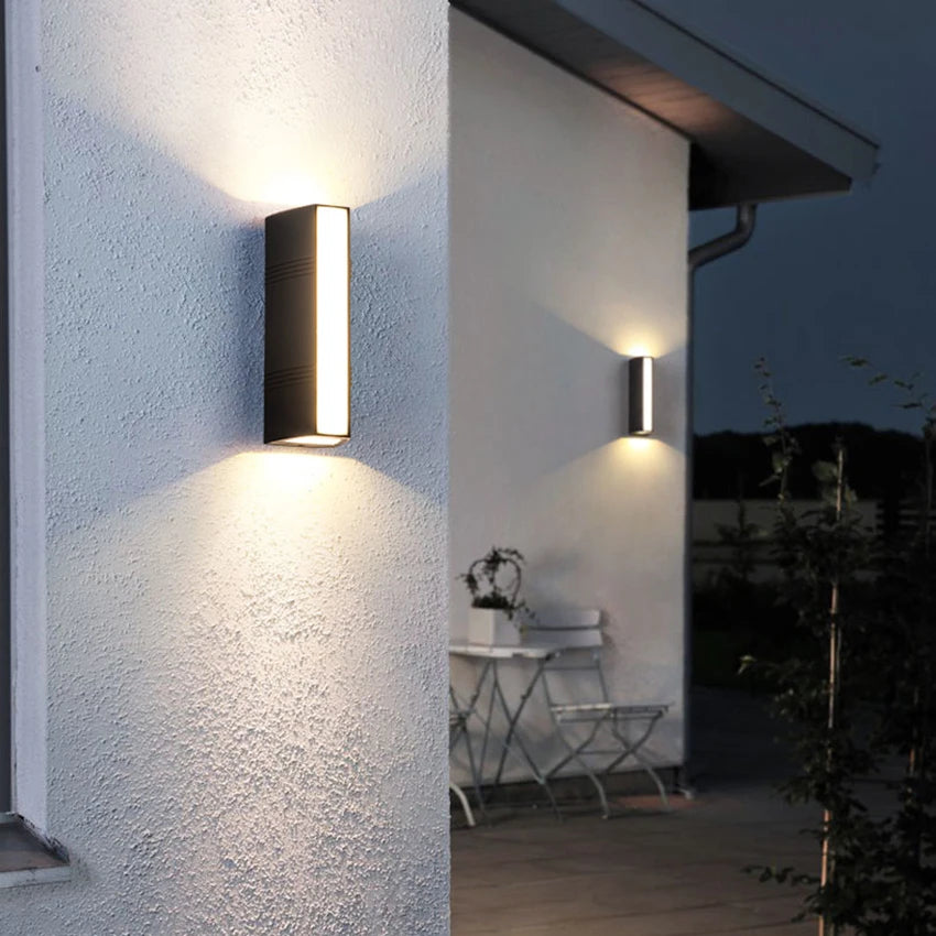 Lampes murales étanches à LED, lumière intérieure et extérieure