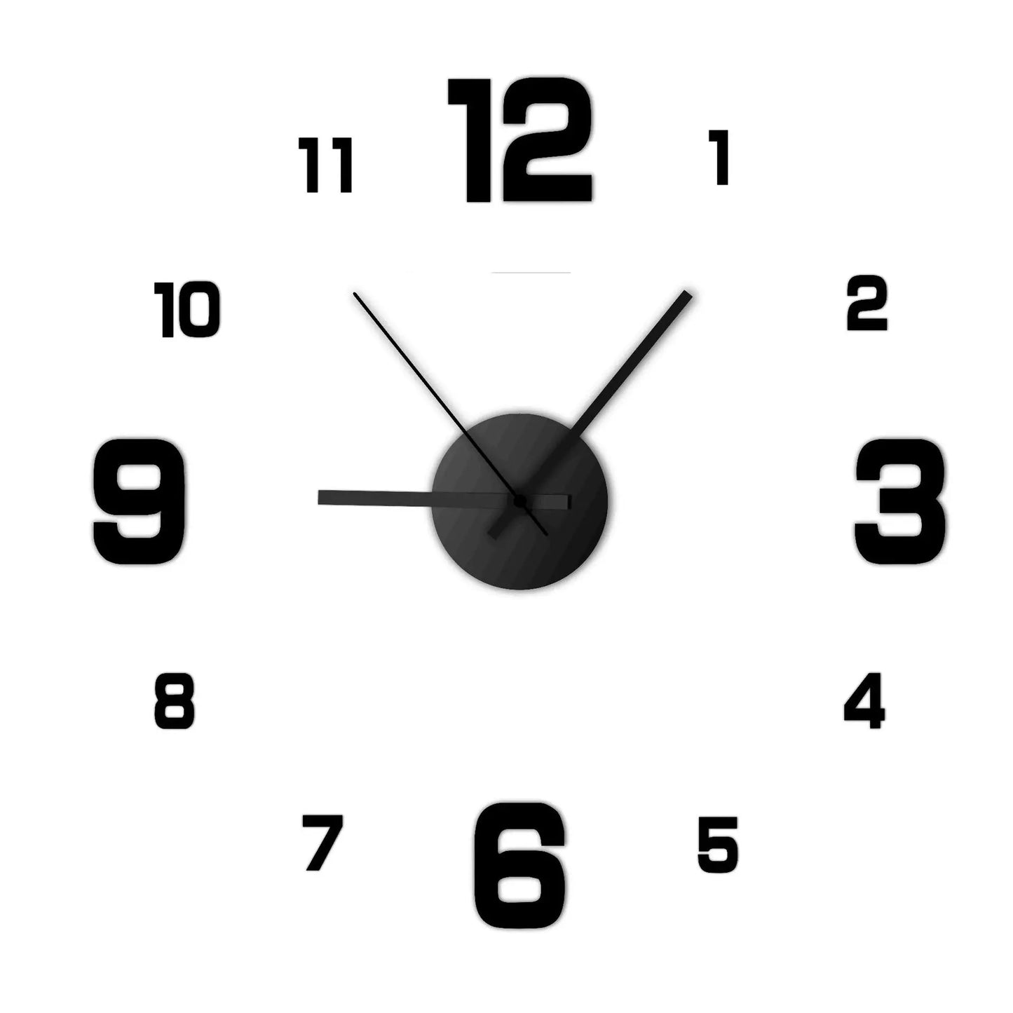 Horloge murale sans cadre